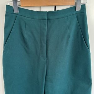 Meg pants in small hunter green